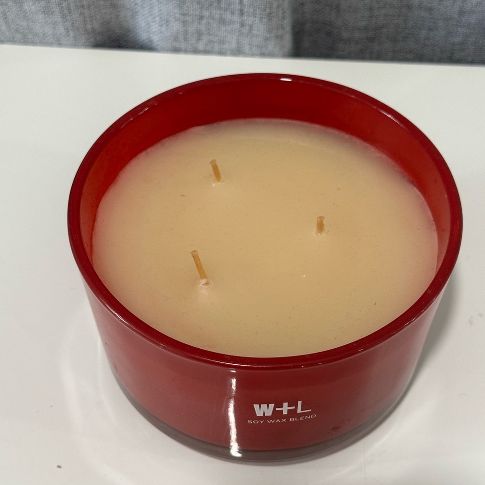 W+L cinnamon+ cider Soy Wax Blend Candle. 16oz. NWOT. - Picture 2 of 4